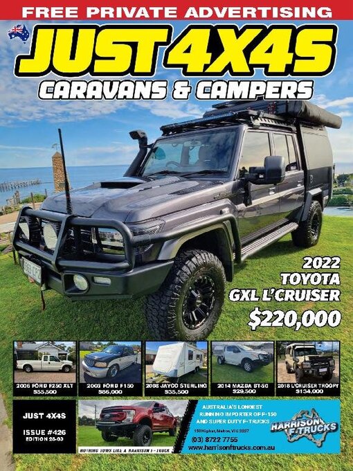 Title details for Just 4x4s, Caravans & Campers by JUST AUTO Classifieds Pty Ltd - Available